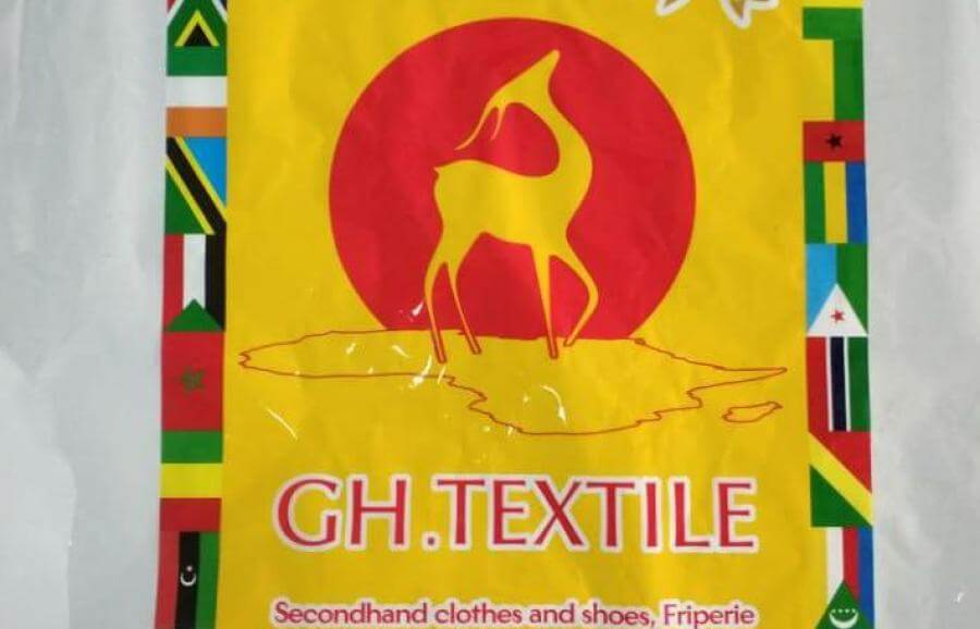 gh textile logo on bale